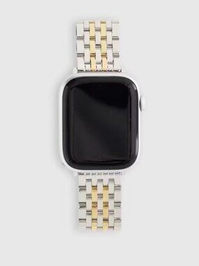 NWT Quince Apple Watch Band Stainless Steel Silver Gold Bracelet 38-42mm